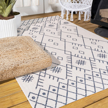 Boho Moroccan Indoor/outdoor Area Rug